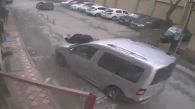 Eskişehir'de korkunç kaza! Görüntüler dehşete düşürdü! Önüne kattığı herkesi ezdi
