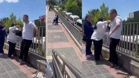 Bursa'da erkek şiddeti! Boğazını sıktı, yere attı.. Başka bir kadın imdadına yetişti