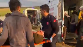Tarım işçilerini taşıyan minibüs şarampole devrildi: 1'i ağır 4 yaralı