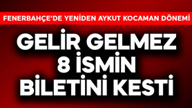 Fenerbahçe'de Aykut Kocaman dönemi! Gelir gelmez 8 ismin biletini kesti