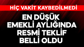 En düşük emekli aylığında resmi teklif belli oldu
