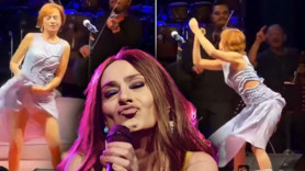 Yıldız Tilbe sahnede kendinden geçti! Dansıyla görenleri şaşkınlığa sürükledi