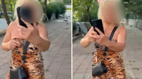 Bakırköy’de kedi besleme tartışması kamerada:  Sizi polise şikayet edeceğim, geçmeme izin vermiyorsunuz”