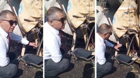 Kaza yerinde dikkat çeken diyalog! Belediyenin arazözünde sıkıştı, başkana sorduğu soru yürekleri yaktı