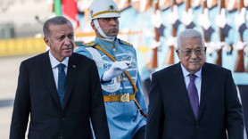 Filistin Devlet Başkanı Ankara’da: Cumhurbaşkanı Erdoğan resmi törenle karşıladı