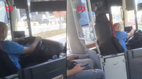 Yenikapı-Bahçeşehir seferinde tepki çeken anlar: Şoför seyir halinde telefon kullandı