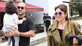 Eski eşler Bebek'te buluştu! Ezgi Mola ve Mustafa Aksakallı'dan dikkat çeken görüntü