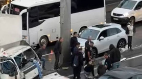 Haramidere'de can pazarı! Sürücüye kalp masajı yaptılar