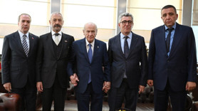 Sarallar ve Şahinler MHP Genel Merkezi'nde bir araya geldi: İki aile barıştı