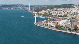 İstanbul Boğazı yağmur sonrası turkuaza büründü! Görenler adeta büyüledi