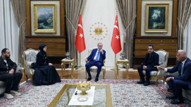 Cumhurbaşkanı Erdoğan, Filistinli Hind Rajab'ın ailesini kabul etti