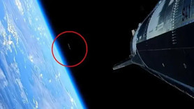 Sosyal medya bu görüntüyü konuşuyor! SpaceX'in uçuşunda UFO mu görüldü?