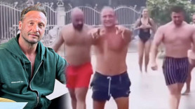 Herkes selden kaçarken Aydın Aydıner Boğaz’a atladı! Videosu gündem oldu