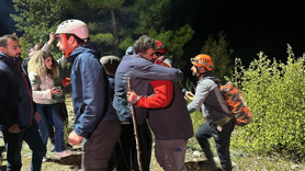 Yazılı Kanyon'da mahsur kalan İHH gönüllüleri kurtarıldı