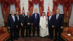 Cumhurbaşkanı Erdoğan 8 dışişleri bakanını kabul etti