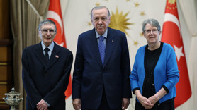 Cumhurbaşkanı Erdoğan, Nobel ödüllü bilim insanı Aziz Sancar’ı kabul etti