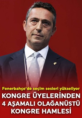 Fenerbahçe kongre üyelerinden olağanüstü kongre hamlesi! 4 aşamalı kampanya için harekete geçtiler