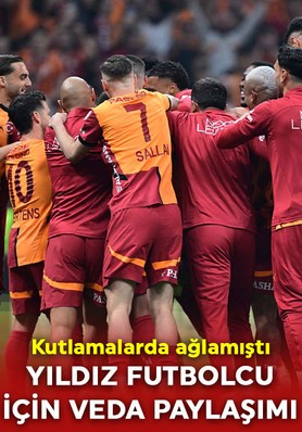 Şampiyonluk kutlamasında gözyaşlarını tutamamıştı! Galatasaray'dan yıldız futbolcu için veda paylaşımı: "Bu formayı kalpleriyle sahiplendiler"
