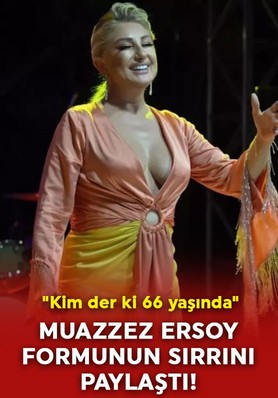 Usta sanatçı Muazzez Ersoy formunun sırrını paylaştı! "Kim der ki 66 yaşında"