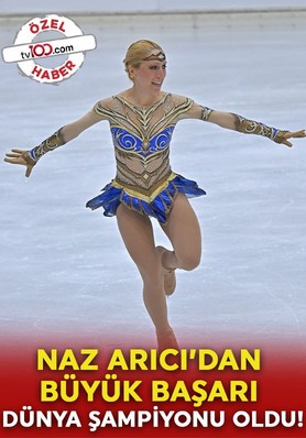 Naz Arıcı’dan büyük başarı! Buz pateninde dünya şampiyonu oldu