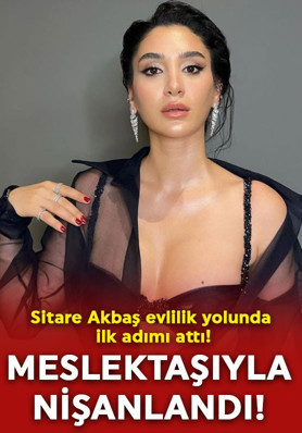Kızıl Gonclar'ın Birgül'ü Sitare Akbaş evlilik yolunda ilk adımı attı! Meslektaşıyla nişanlandı