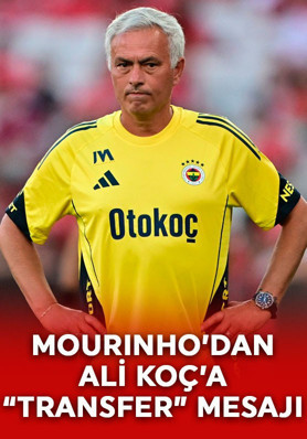 Mourinho'dan Ali Koç'a transfer mesajı: "Benim istediğim şeyleri başkan da görüyordur"