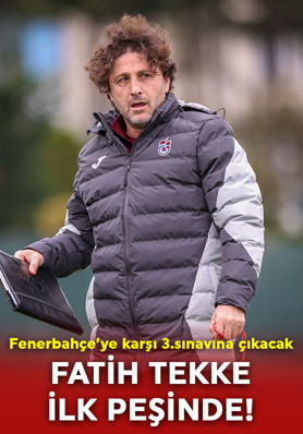 Fatih Tekke için kritik sınav! Fenerbahçe karşısında bir ilk peşinde