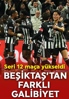 Beşiktaş'tan Göztepe karşısında farklı galibiyet!