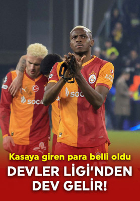 Juventus’u eleyen Galatasaray’a Şampiyonlar Ligi’nden dev gelir! Kasaya giren para dudak uçuklattı