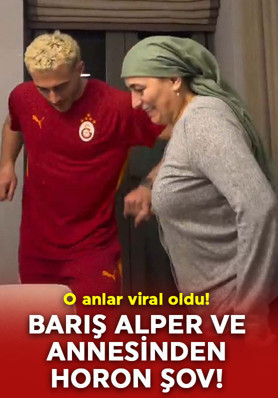 Barış Alper Yılmaz ve annesinden horon şov! O anlar sosyal medyayı salladı!
