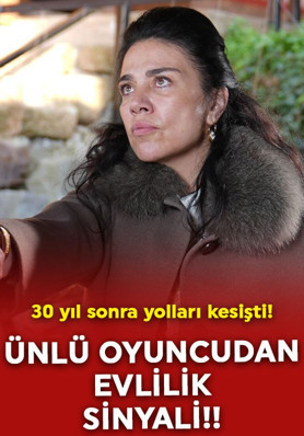 30 yıl sonra yolları kesişti! Oyuncu Yeşim Ceren Bozoğlu'dan evlilik sinyali