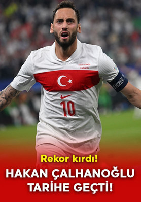 Hakan Çalhanoğlu rekor kırdı! A Milli Takım tarihine geçti