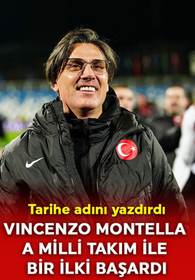 Var ol hocam! Vincenzo Montella, A Milli Takım ile tarihe geçti
