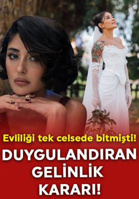 Evliliğini tek celsede sonlandırmıştı! Melek Mosso'dan duygulandıran gelinlik açıklaması