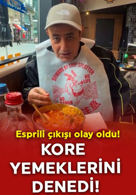 Mahmut Tuncer Kore yemeklerini yedi! Esprili çıkışı olay oldu