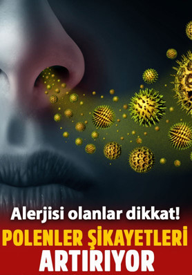 Alerjisi olanlar dikkat! Polenler bahar aylarında şikayetleri arttırıyor
