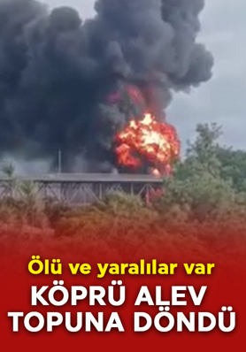 Panama’daki köprü alev topuna döndü: Ölü ve yaralılar var