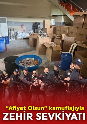 Islak mendil fabrikasından uyuşturucu çıktı! “Afiyet olsun” kamuflajıyla zehir sevkiyatı
