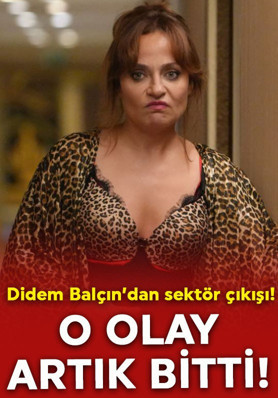 Oyuncu Didem Balçın'dan dikkat çeken sektör çıkışı: O olay artık bitti!
