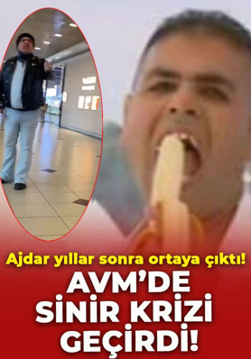 'Çikita Muz' Ajdar yıllar sonra ortaya çıktı, AVM'de sinir krizi geçirdi! O hali sosyal medyada viral oldu