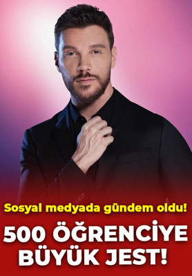 Sinan Akçıl'dan 500 öğrenciye büyük jest! Sosyal medyada gündem oldu