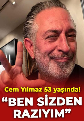 Cem Yılmaz 53 yaşına girdi: Ben sizden razıyım!