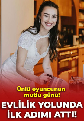 Ünlü oyuncu Hira Koyuncuoğlu'nun mutlu günü! Evlilik yolunda ilk adımı attı