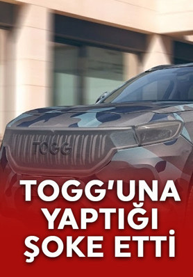 Mor renk tutkusunu TOGG'a taşıdı! Görenler gözlerine inanamadı