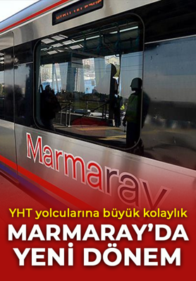 YHT yolcularına büyük kolaylık! Marmaray’da gece seferleri artık her gün