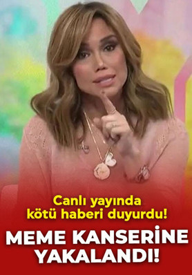 Ünlü sunucu canlı yayında kötü haberi duyurdu: Meme kanserine yakalandı