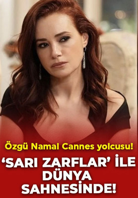 Özgü Namal'dan uluslararası başarı! 'Sarı Zarflar' ile dünya sahnesine çıkıyor!