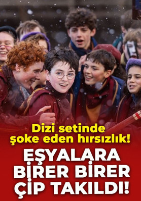Harry Potter dizisinin setinde şoke eden hırsızlık! Eşyalara birer birer çip takıldı