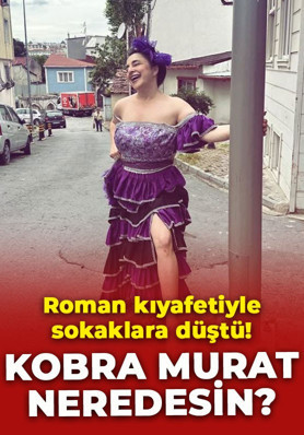 Esra Dermancıoğlu Roman kıyafetiyle sosyal medyayı salladı: "Kobra Murat neredesin?"