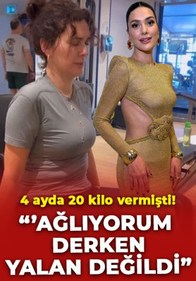 4 ayda 20 kilo vermişti! İğne ipliğe dönen Bergüzar Korel'den spor salonu paylaşımı